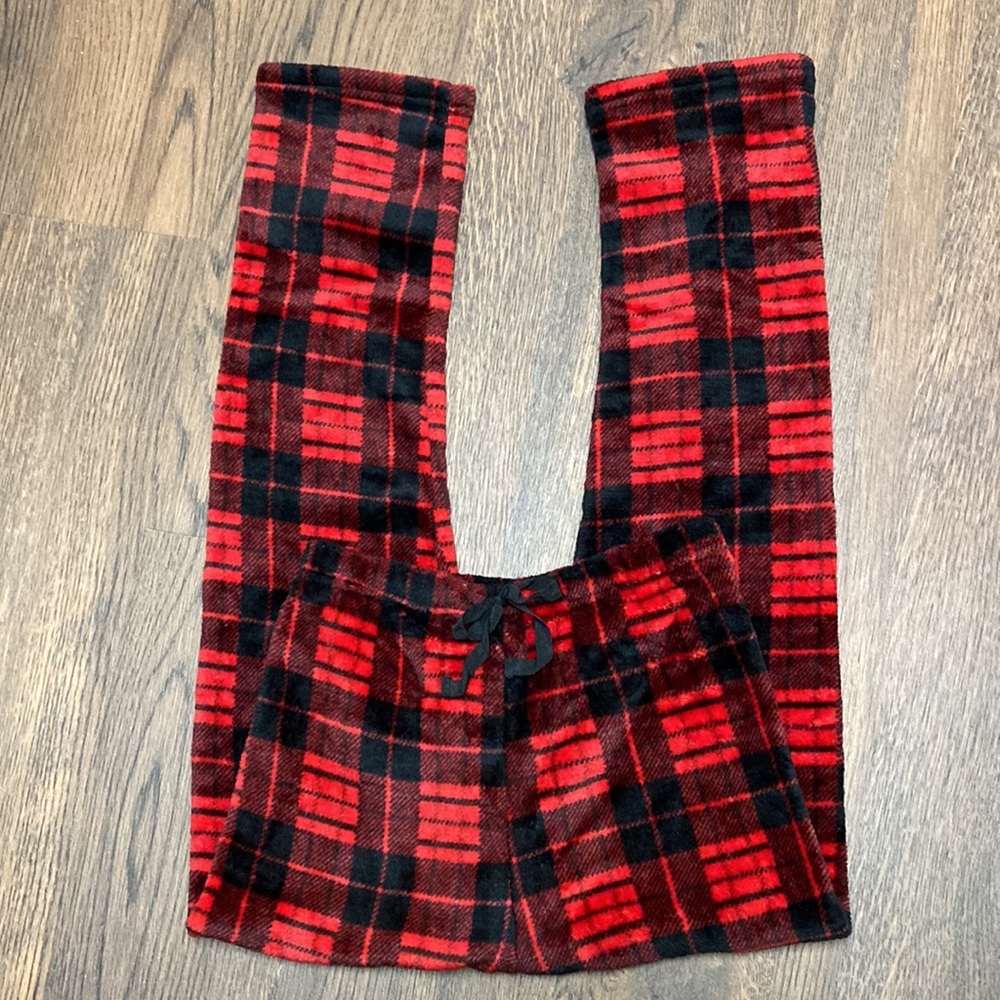 Buffalo Plaid Plush Pajama Pants